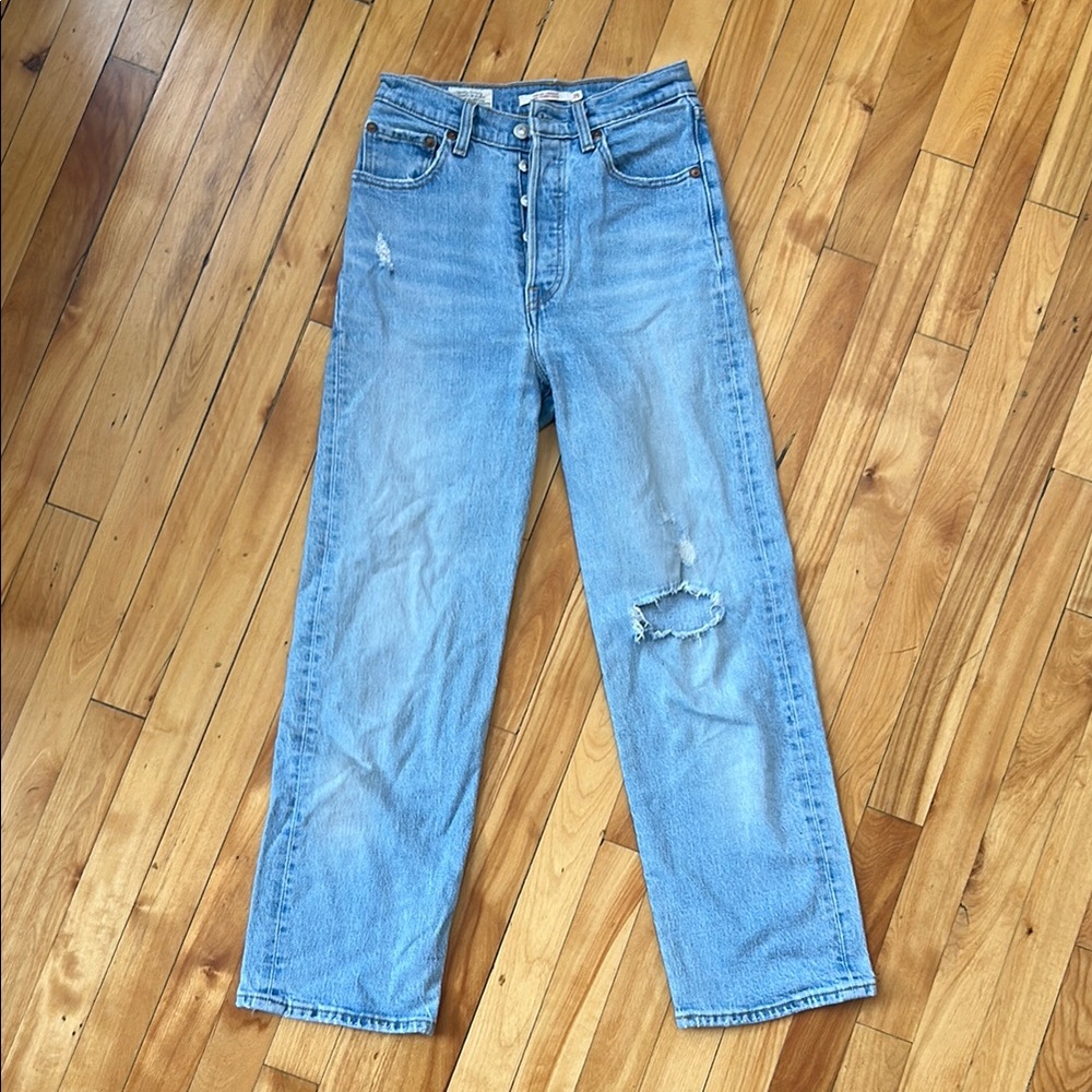 Levi's Ribcage straight jeans
